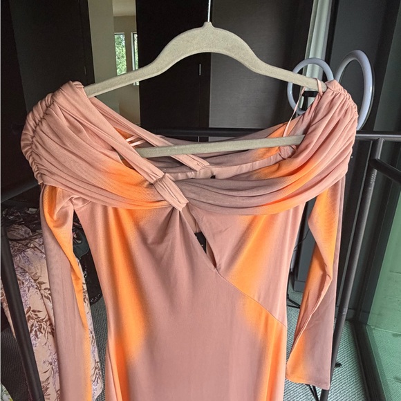 AFRM Long Sleeve Brown Dress - Picture 3 of 6